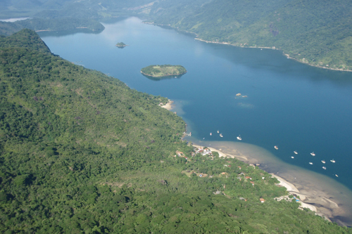 Canoagem no Mamanguá