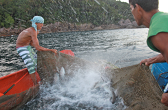 Pesca artesanal na Ponta Negra