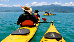 Canoagem no Mamanguá