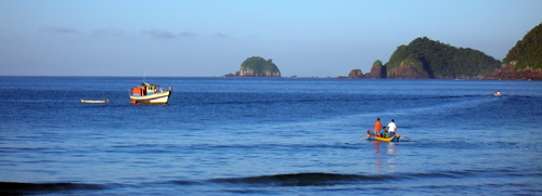 Passeio na baía de Paraty