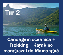 Tur 2: Canoagem Oceânica + Trekking ao Pão de Açúcar + Canoas no manguezal